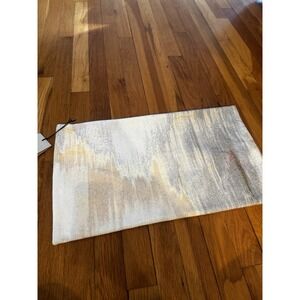 West Elm Lumbar Pillow Cover NWT Neutral Abstract Beige Ivory Gray Textured